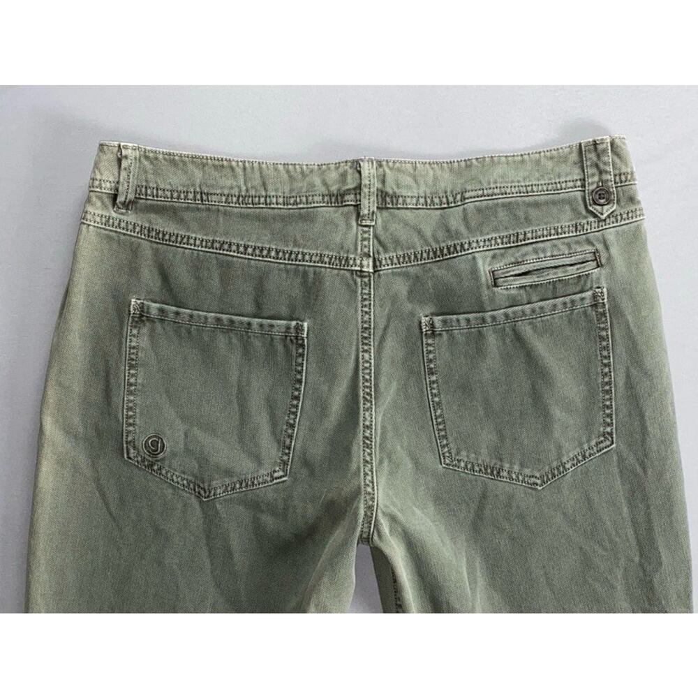 Gramicci 6-Pocket Honeycomb Textured Tapered Jeans. Light Olive, Men's 34X31. - Picture 8 of 9